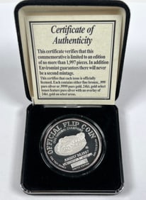 FLORIDA GATORS SILVER COIN FLIP