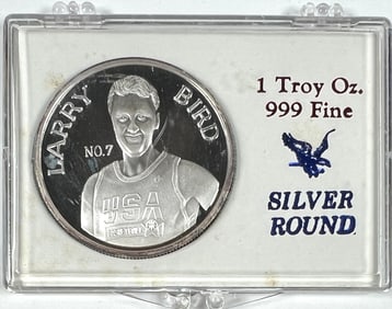 USA BASKETBALL ONE OUNCE SILVER ROUND