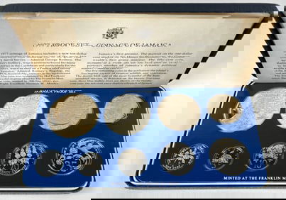1977 JAMAICA PROOF COIN SET