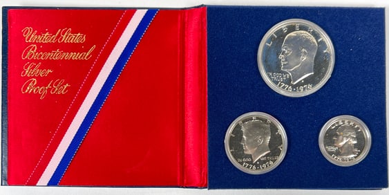1976 U.S. THREE-COIN PROOF SET