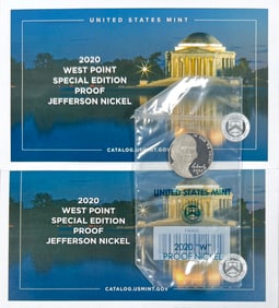 2020 WEST POINT SPECIAL EDITION NICKELS