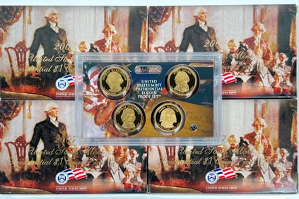 2007 U.S. MINT PRESIDENTIAL DOLLAR SETS