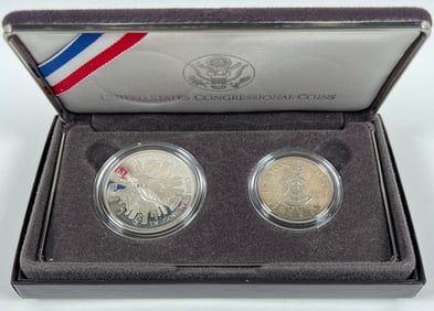 1989 U.S. CONGRESSIONAL TWO COIN SET