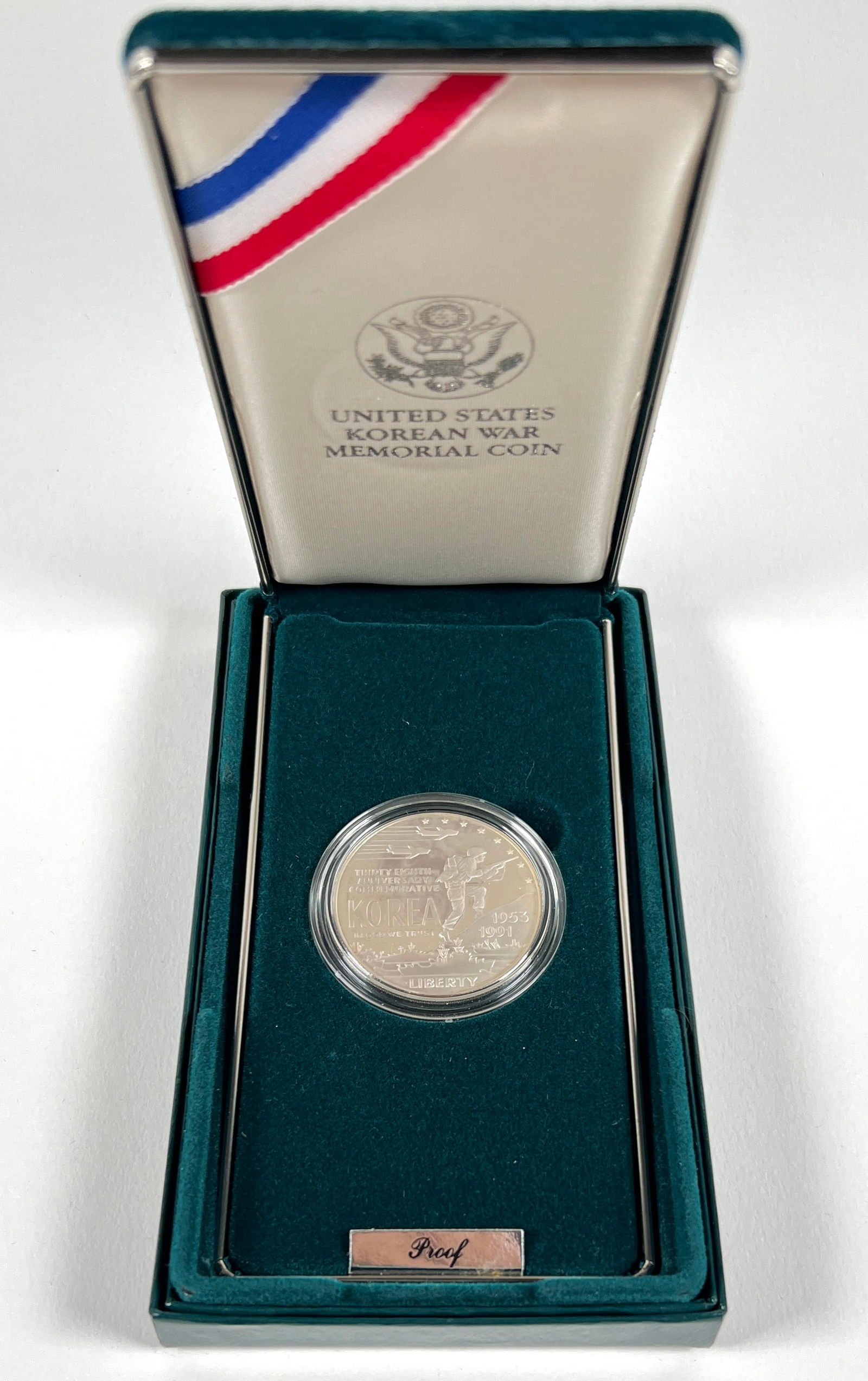 1991 U.S. KOREAN WAR MEMORIAL SILVER DOLLAR (1 of 1)