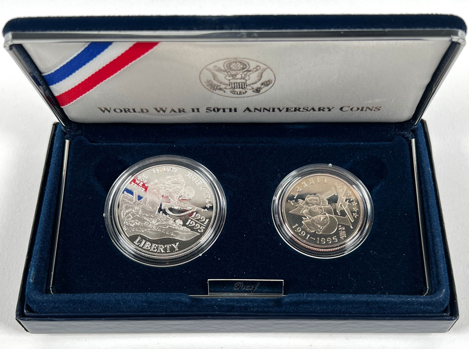 1991-5 WORLD WAR II TWO COIN SET (1 of 1)