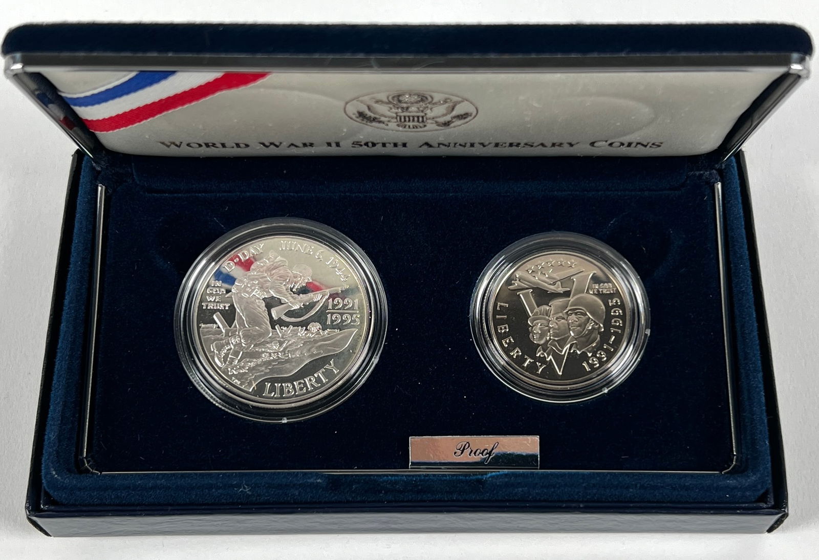 1991-5 WORLD WAR II TWO COIN SET (1 of 1)