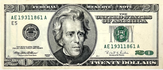 1996 U.S. $20  NOTE