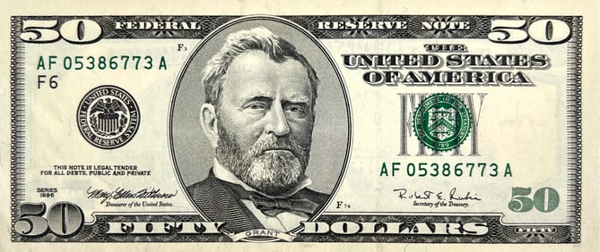 1996 U.S. $50 NOTE