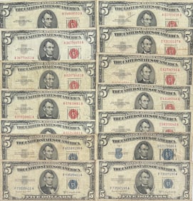 U.S. $5 CURRENCY COLLECTION