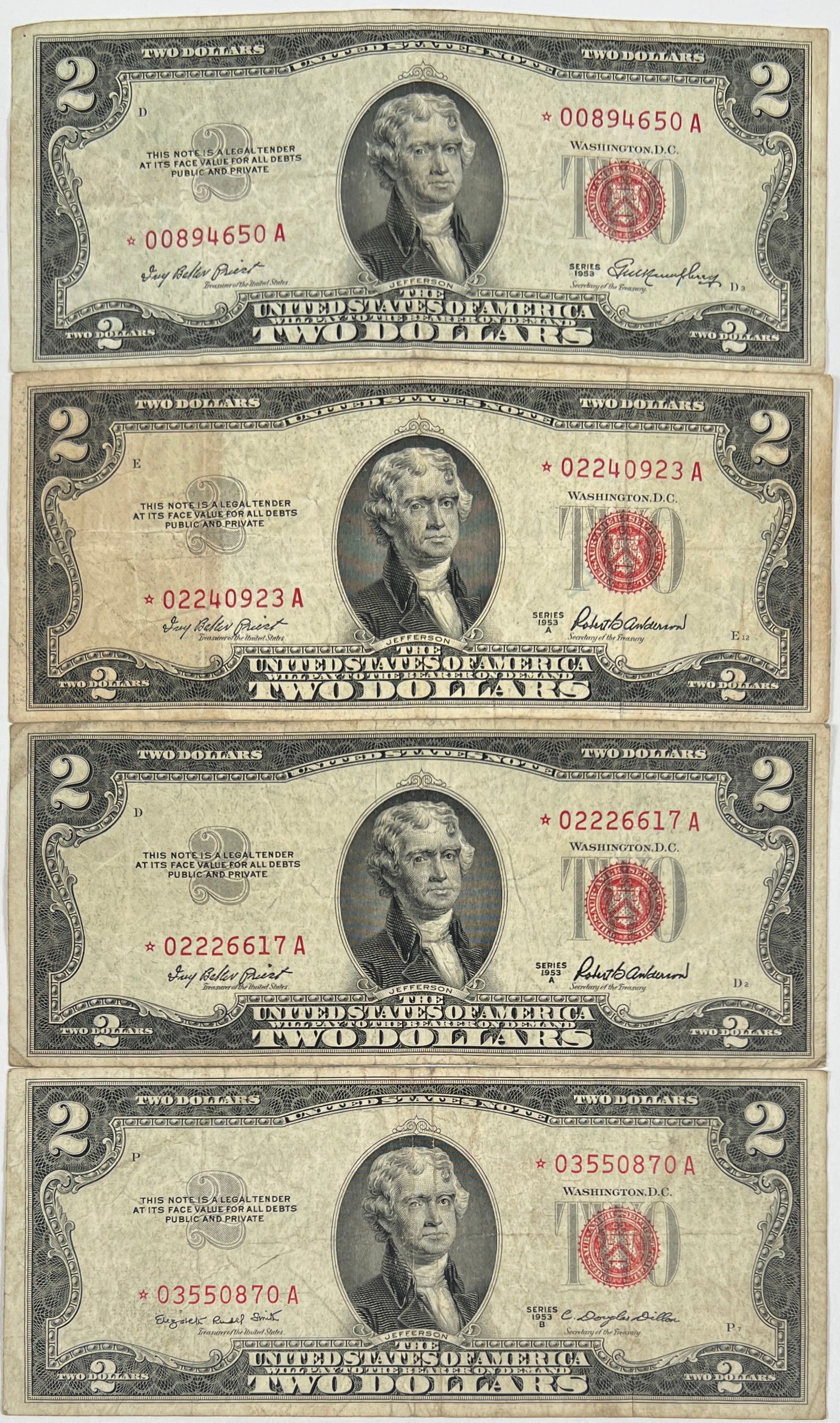 U.S. $2 CURRENCY COLLECTION - STAR NOTES (1 of 1)