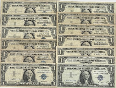 U.S. SILVER CERTIFICATES - STAR NOTES