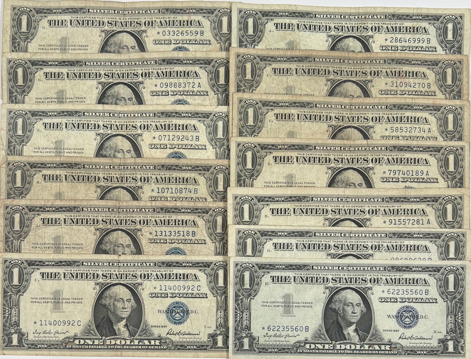 U.S. SILVER CERTIFICATES - STAR NOTES (1 of 1)