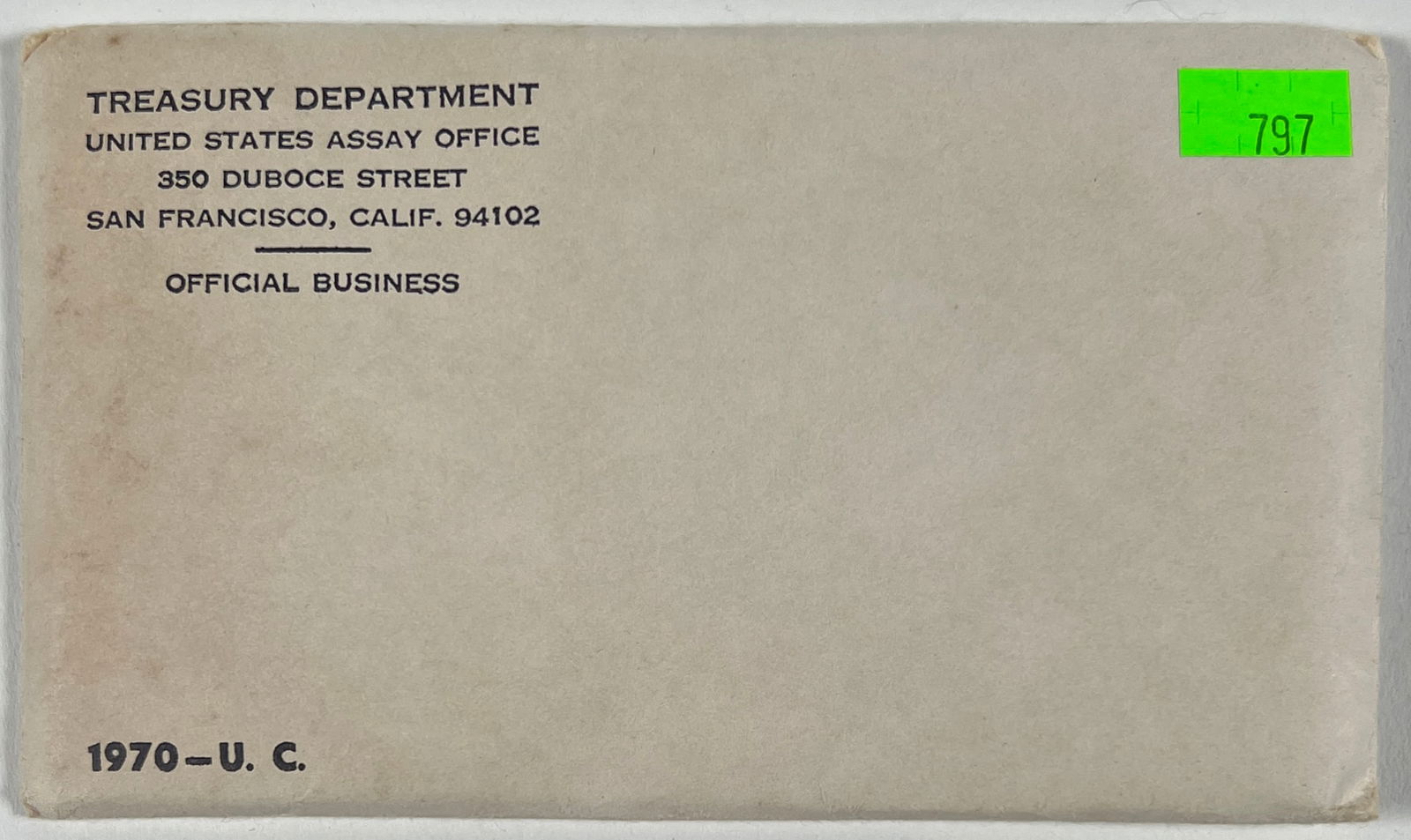 1970 U.S. MINT UNCIRCULATED SET (1 of 1)