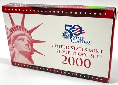 2000 U.S. MINT SILVER PROOF SET
