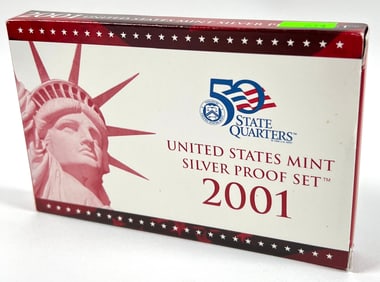 2001 U.S. MINT SILVER PROOF SET