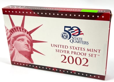 2002 U.S. MINT SILVER PROOF SET