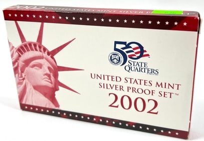 2002 U.S. MINT SILVER PROOF SET