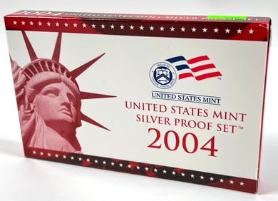 2004 U.S. MINT SILVER PROOF SET