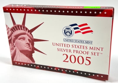 2005 U.S. MINT SILVER PROOF SET