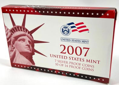 2007 U.S. MINT SILVER PROOF SET