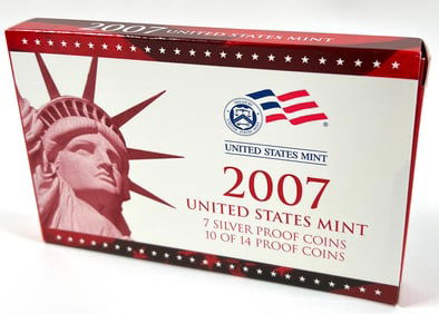 2007 U.S. MINT SILVER PROOF SET
