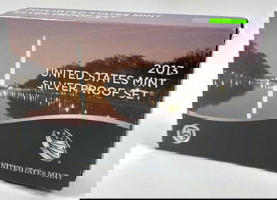 2013 U.S. MINT SILVER PROOF SET