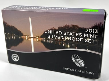 2013 U.S. MINT SILVER PROOF SET