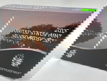 2013 U.S. MINT SILVER PROOF SET