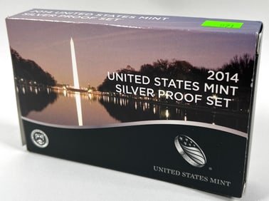 2014 U.S. MINT SILVER PROOF SET