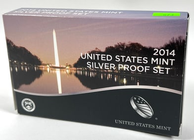2014 U.S. MINT SILVER PROOF SET