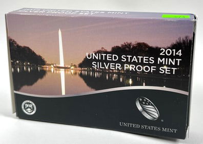 2014 U.S. MINT SILVER PROOF SET