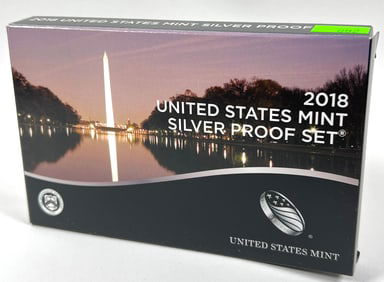 2018 U.S. MINT SILVER PROOF SET