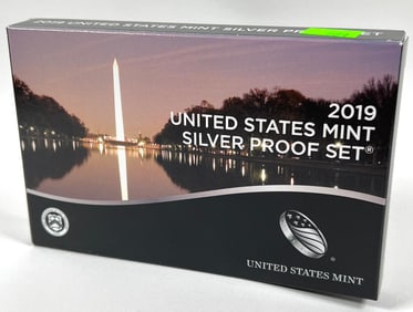 2019 U.S. MINT SILVER PROOF SET