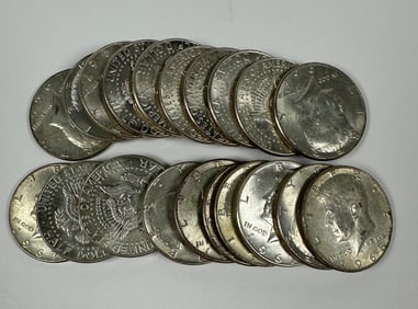KENNEDY 40% SILVER HALF DOLLAR ROLL