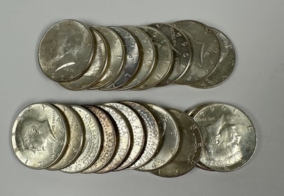 1964 KENNEDY SILVER HALF DOLLAR ROLL