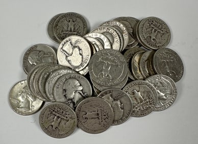 WASHINGTON SILVER QUARTER ROLL
