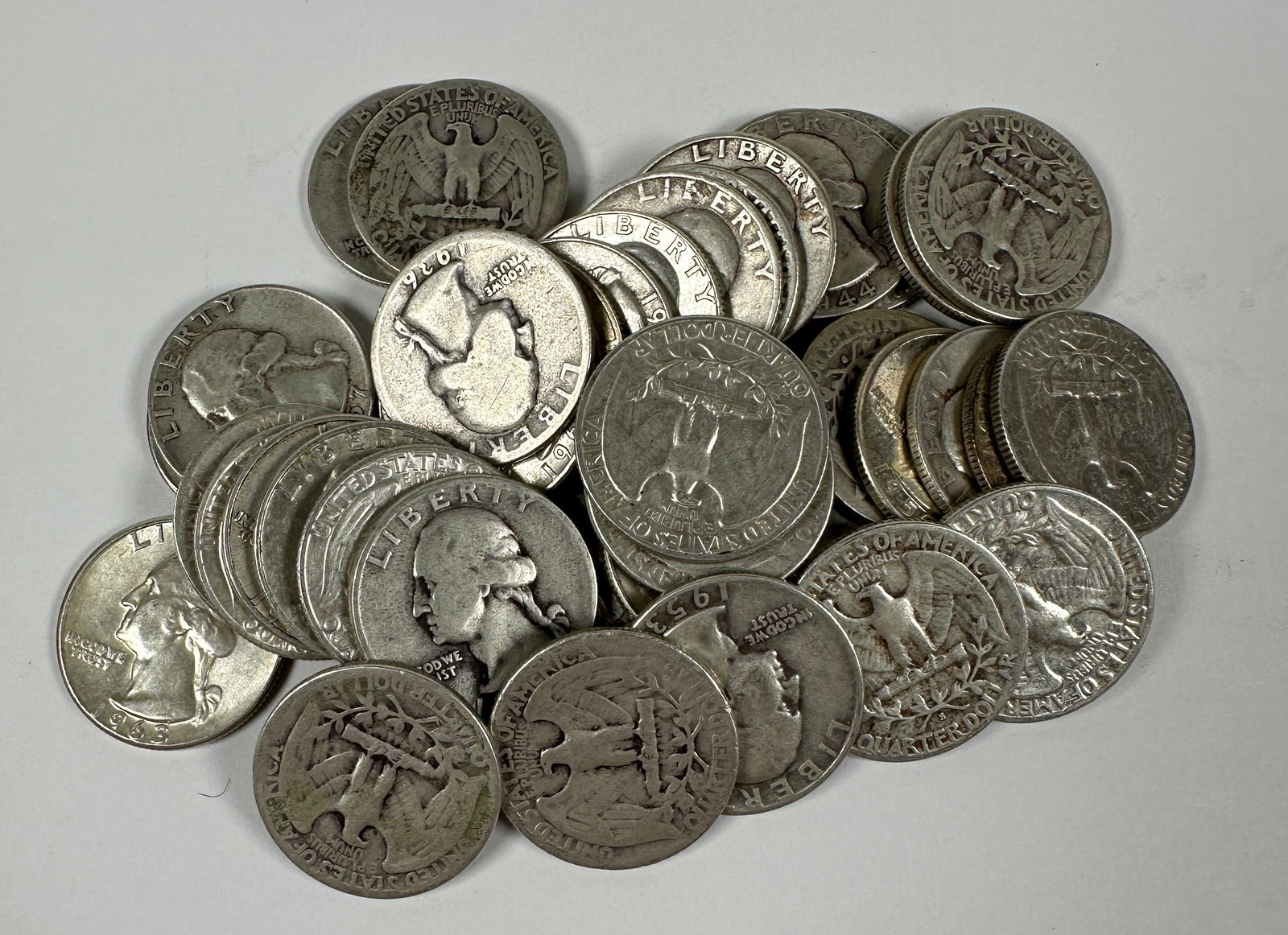 WASHINGTON SILVER QUARTER ROLL (1 of 1)