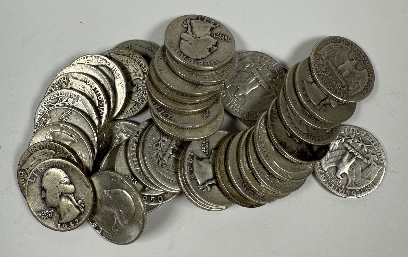 WASHINGTON SILVER QUARTER ROLL (1 of 1)