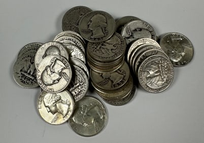 WASHINGTON SILVER QUARTER ROLL