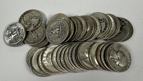 WASHINGTON SILVER QUARTER ROLL