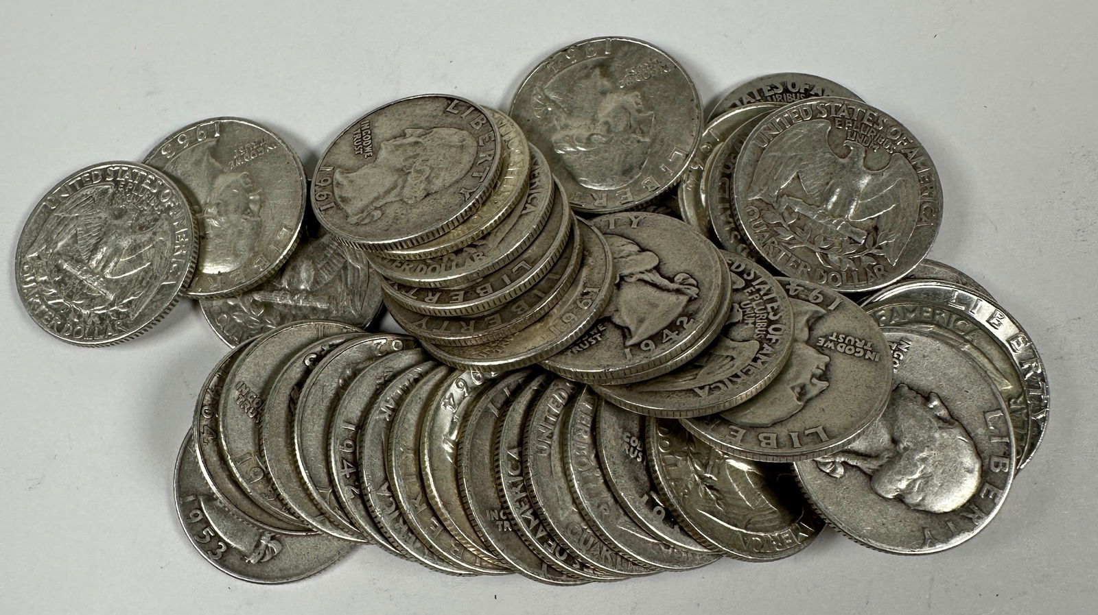 WASHINGTON SILVER QUARTER ROLL (1 of 1)