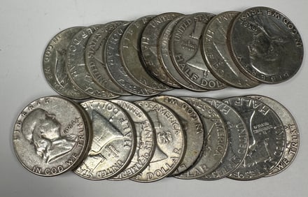 FRANKLIN SILVER HALF DOLLAR ROLL