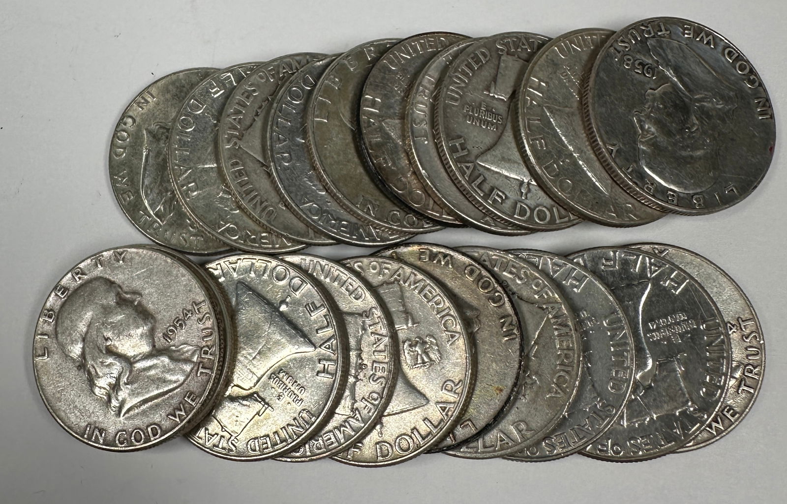 FRANKLIN SILVER HALF DOLLAR ROLL (1 of 1)