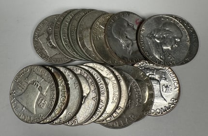 FRANKLIN SILVER HALF DOLLAR ROLL