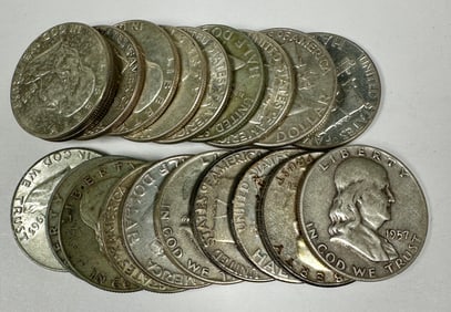 FRANKLIN SILVER HALF DOLLAR ROLL