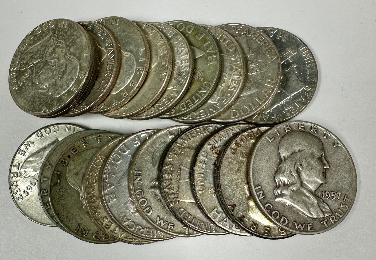 FRANKLIN SILVER HALF DOLLAR ROLL (1 of 1)