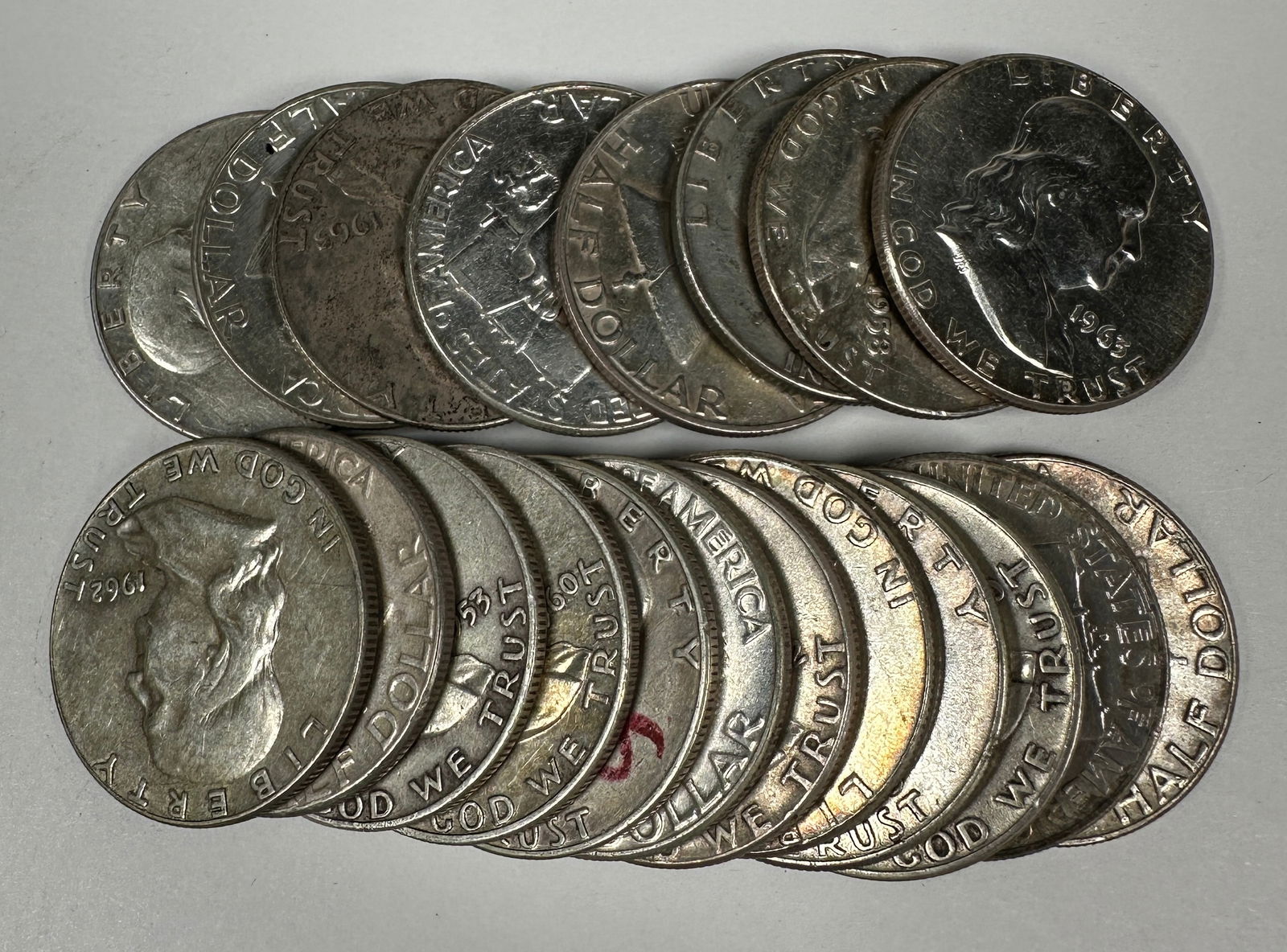 FRANKLIN SILVER HALF DOLLAR ROLL (1 of 1)