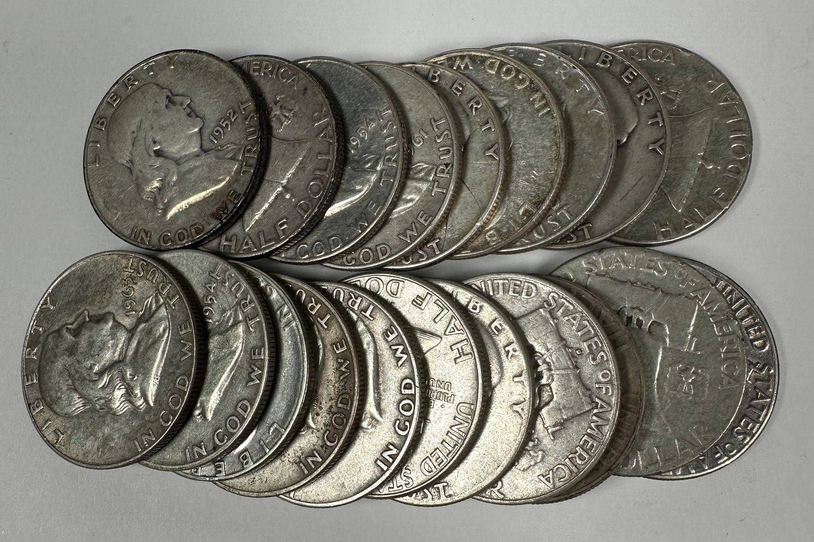 FRANKLIN SILVER HALF DOLLAR ROLL (1 of 1)