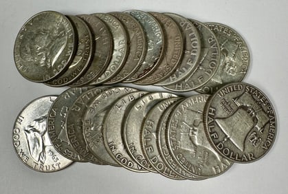 FRANKLIN SILVER HALF DOLLAR ROLL