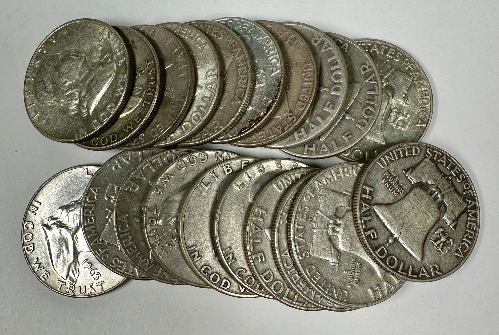 FRANKLIN SILVER HALF DOLLAR ROLL (1 of 1)